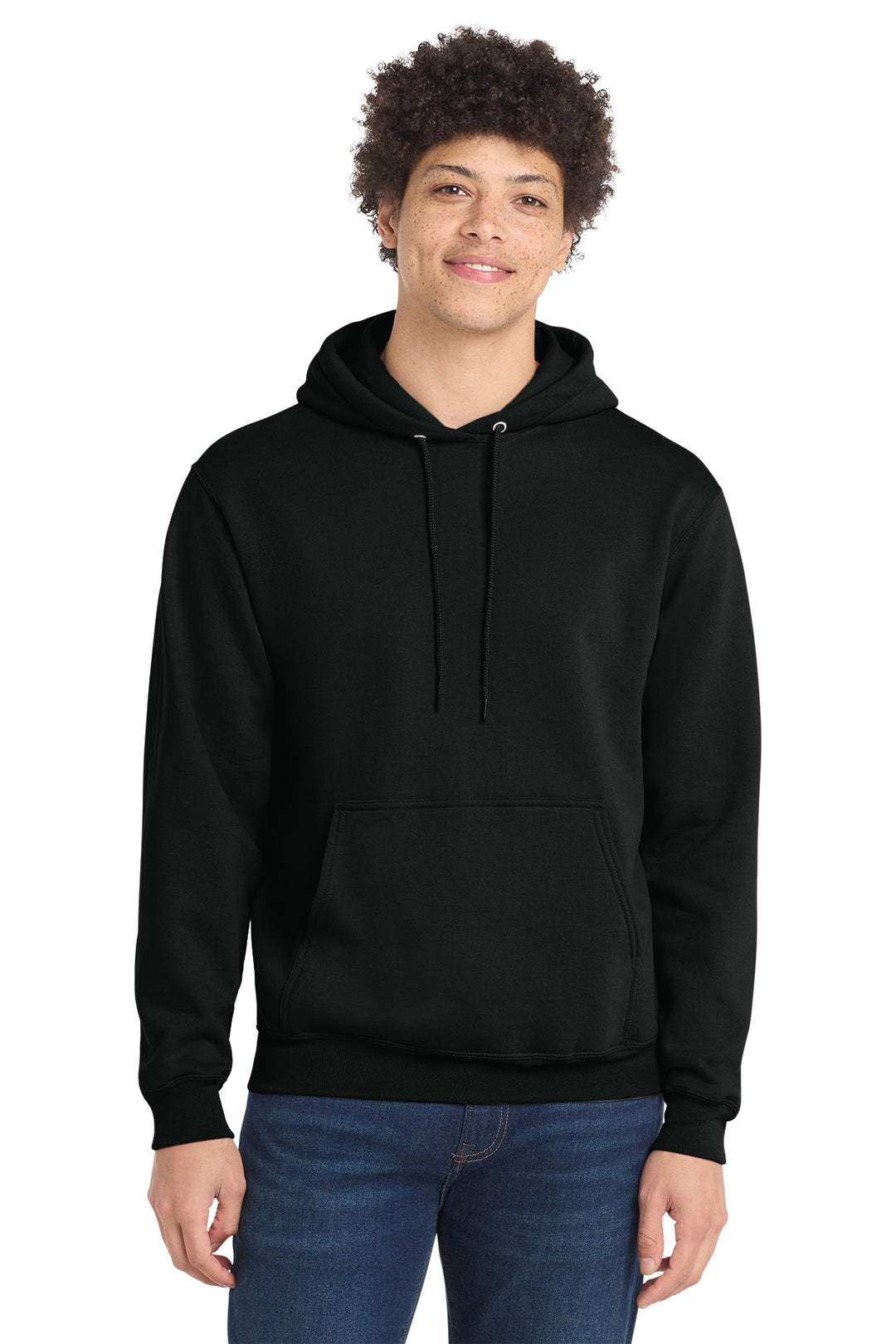 Core Fleece Pullover Hooded Sweatshirt - Jet Black