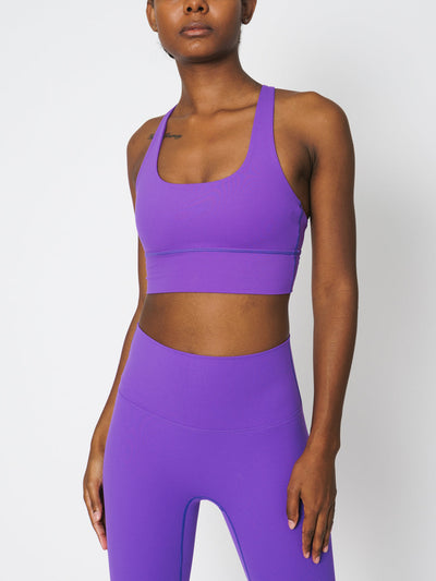 React Strappy Back Sports Bra-SALE