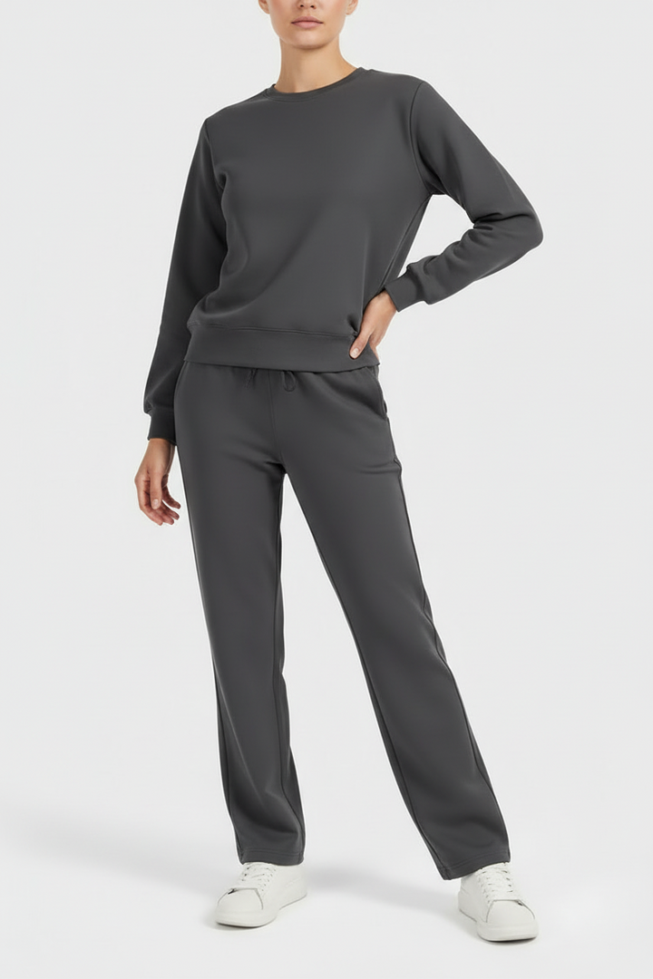 LuxeLounge Straight Leg Trouser
