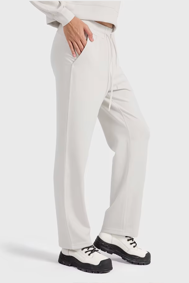 LuxeLounge Straight Leg Trouser