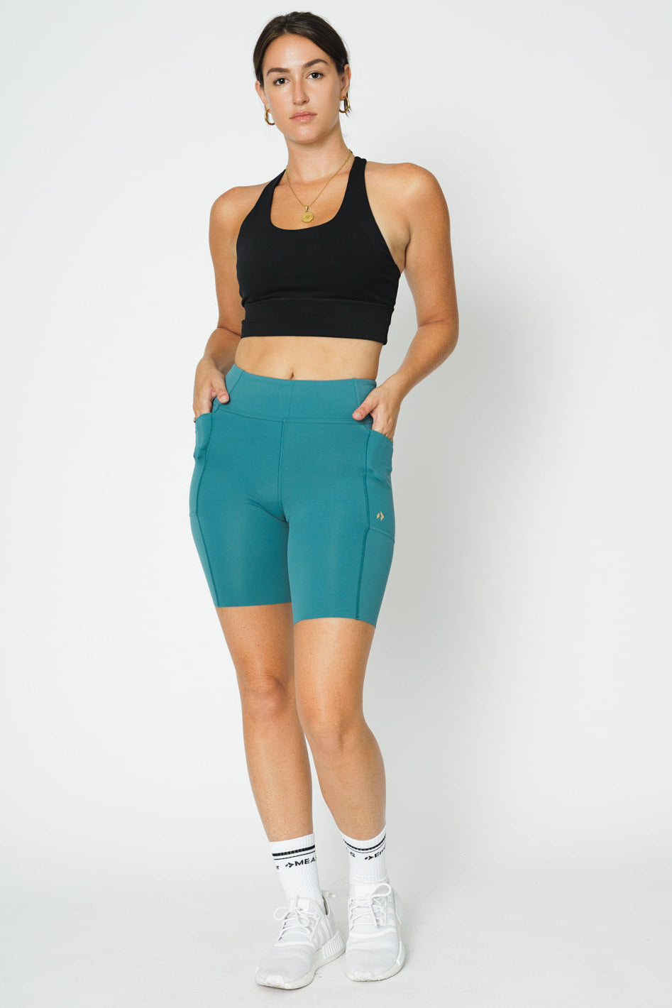 Cadence High-Rise 3-Pocket Short 8"-MEAS Active