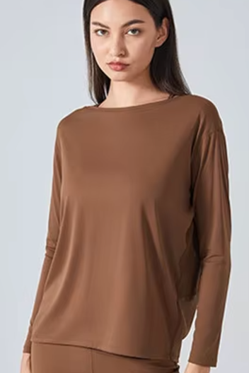 Easy Buttery Long Sleeve Tee-MEAS Active