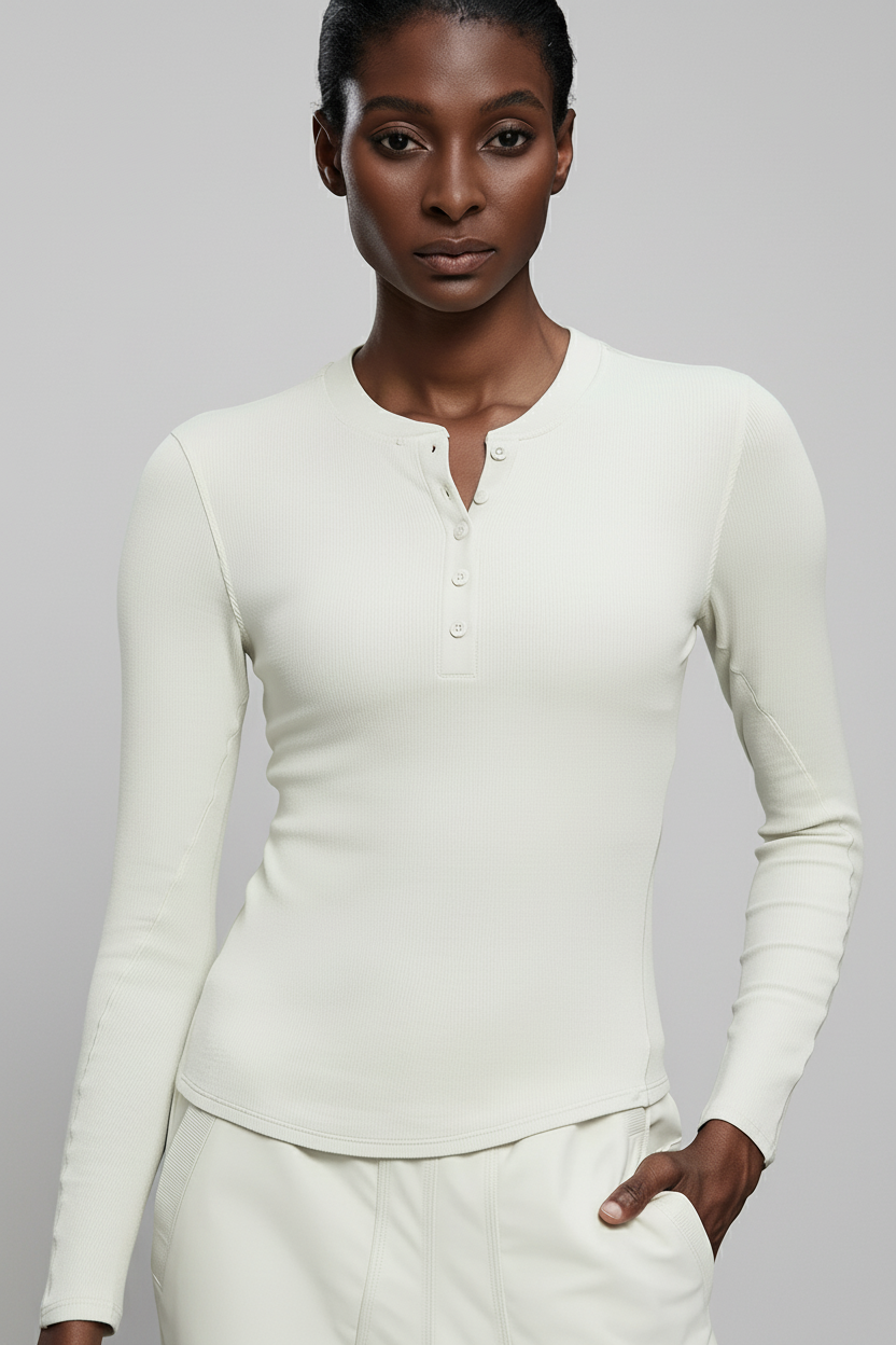 Essential Rib Henley-MEAS Active