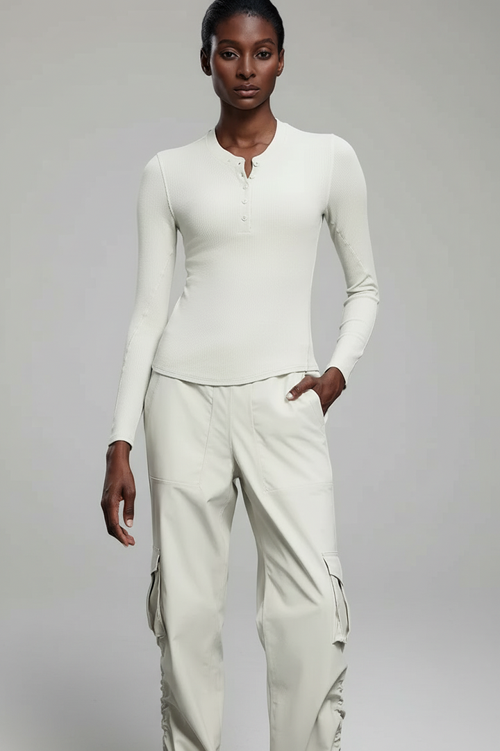 Essential Rib Henley-MEAS Active