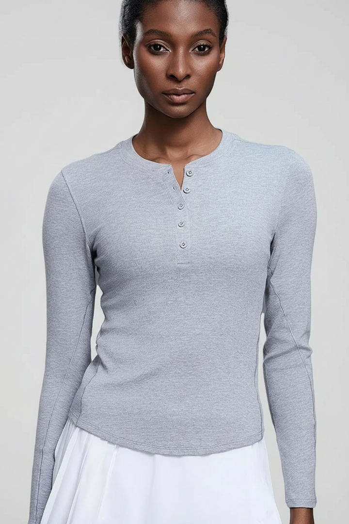Essential Rib Henley-MEAS Active