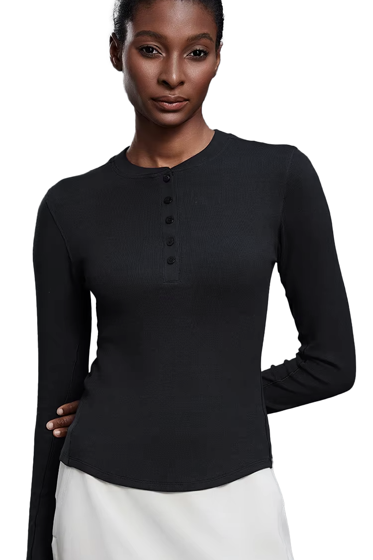 Essential Rib Henley