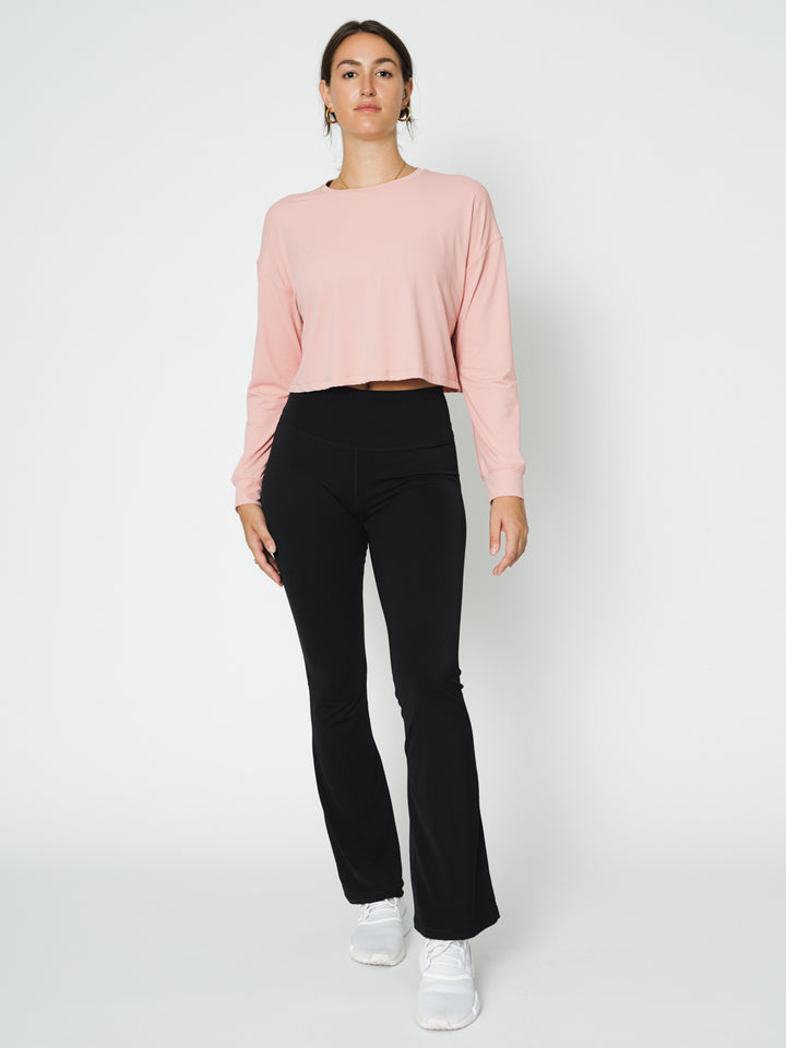 High Rise Flare Legging-MEAS Active