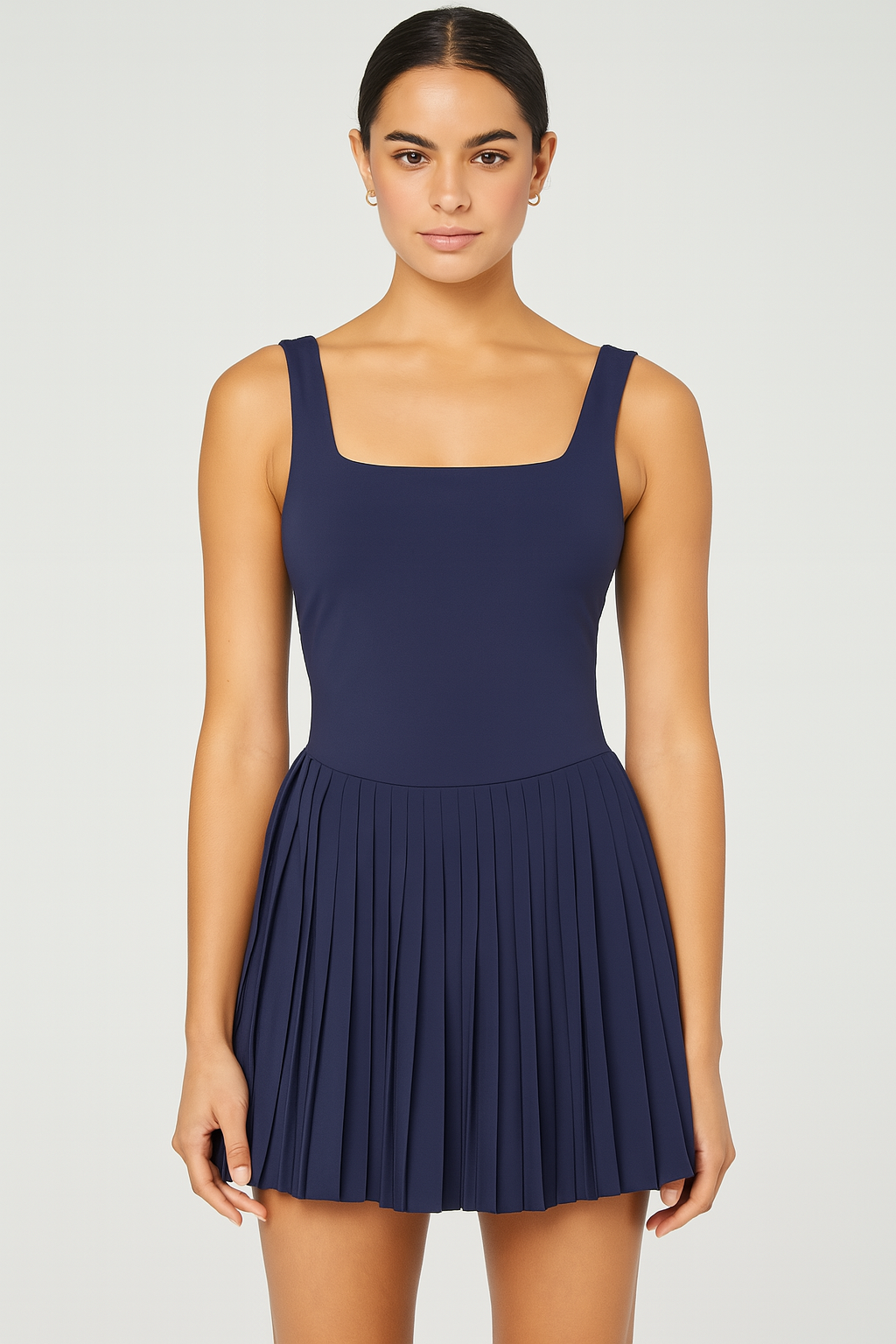 Power Pleats Dress