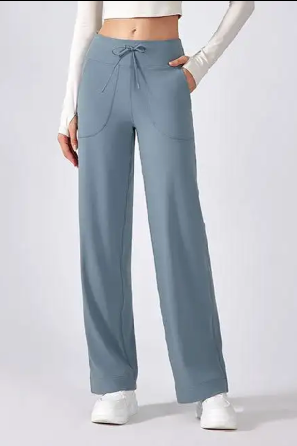 Lounge Wide Leg Pant-MEAS Active