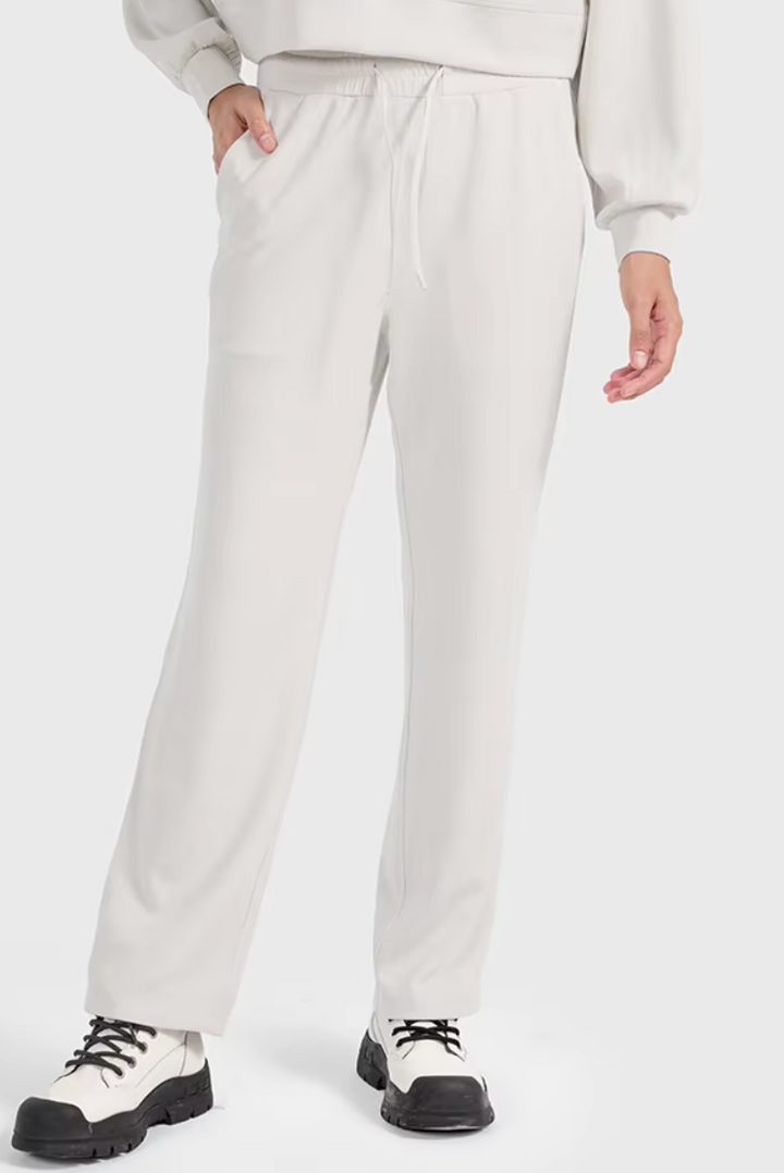 LuxeLounge Straight Leg Trouser-MEAS Active