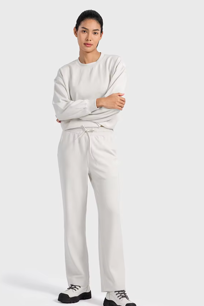 LuxeLounge Straight Leg Trouser-MEAS Active