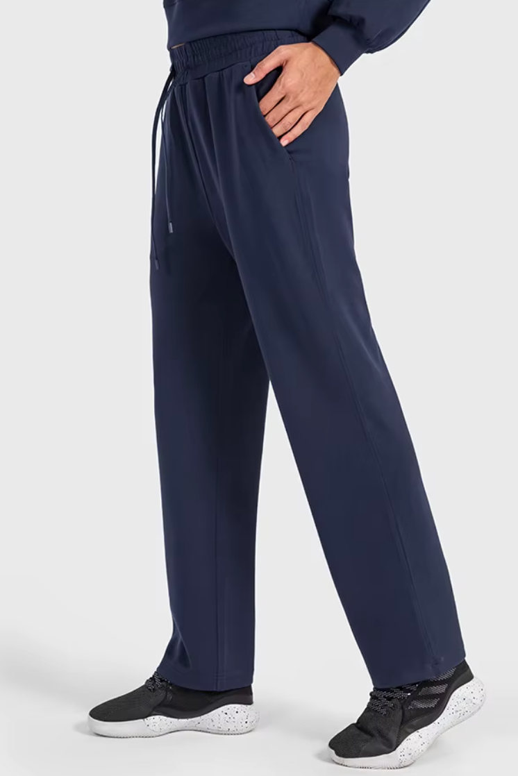 LuxeLounge Straight Leg Trouser-MEAS Active