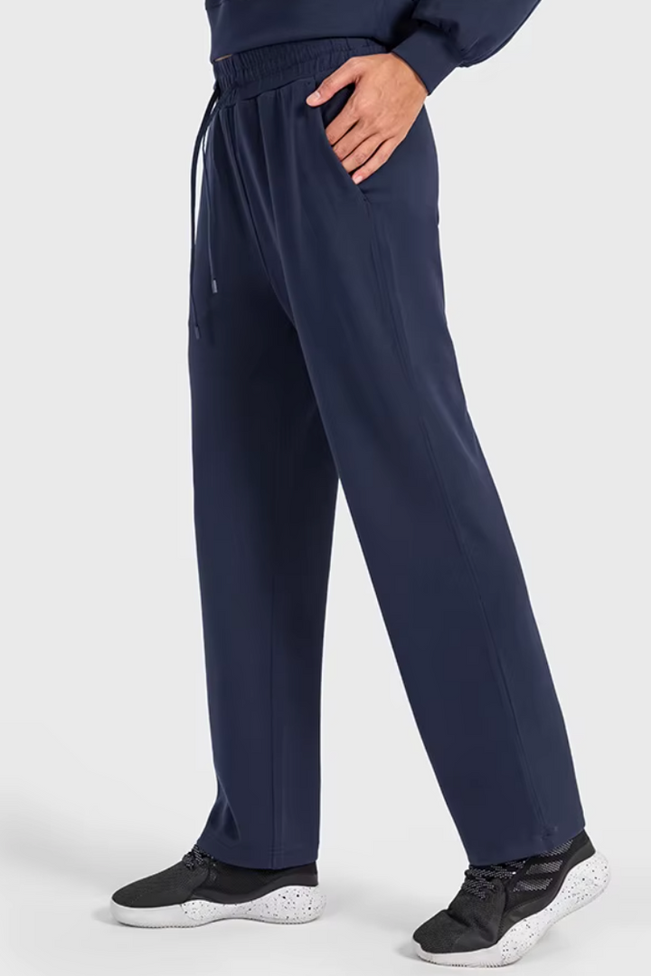 LuxeLounge Straight Leg Trouser-MEAS Active