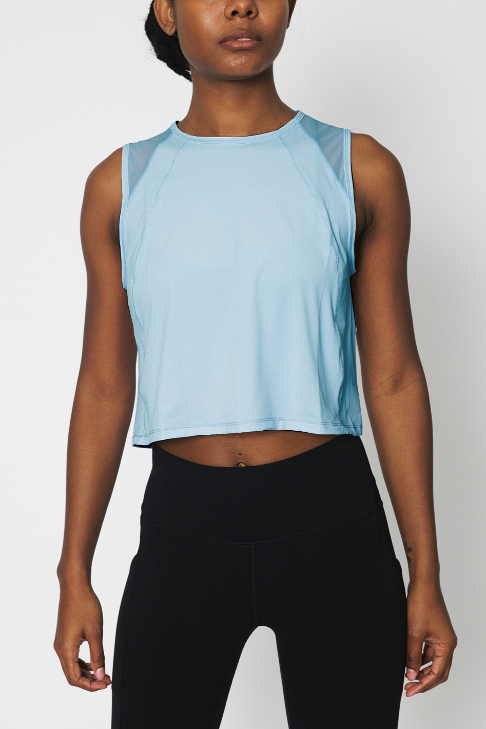 Momentum Mesh Crop Tank