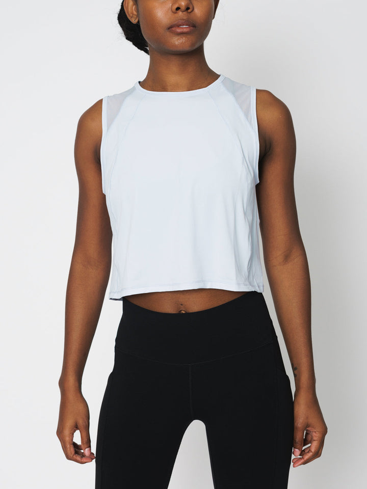 Momentum Mesh Crop Tank-MEAS Active