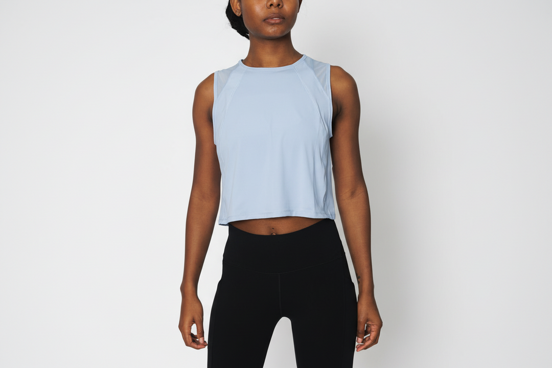 Momentum Mesh Crop Tank (Preorder)