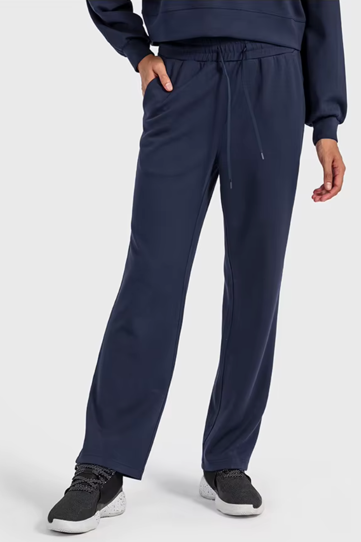 LuxeLounge Straight Leg Trouser