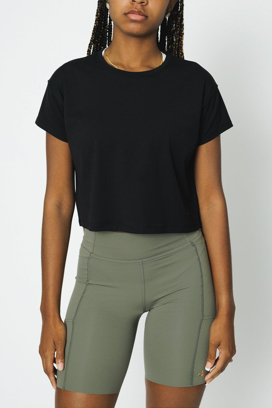 Power Crop Tee-MEAS Active