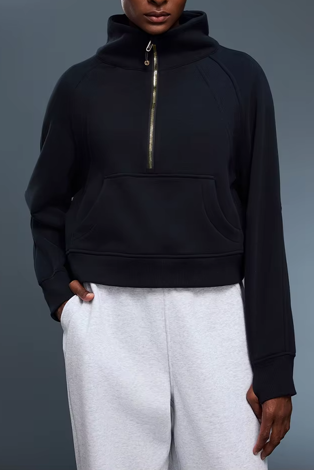 Recovery 1/2 Zip Mock Neck-MEAS Active