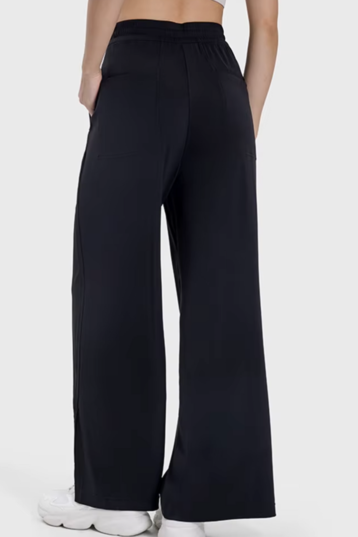 Relax Flow Wide Leg with Slit-MEAS Active