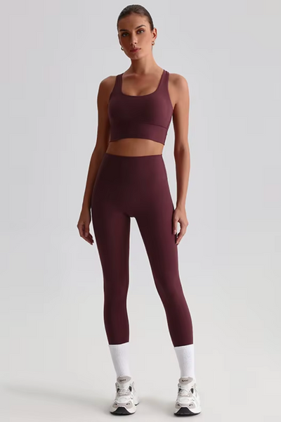 React Strappy Back Sports Bra