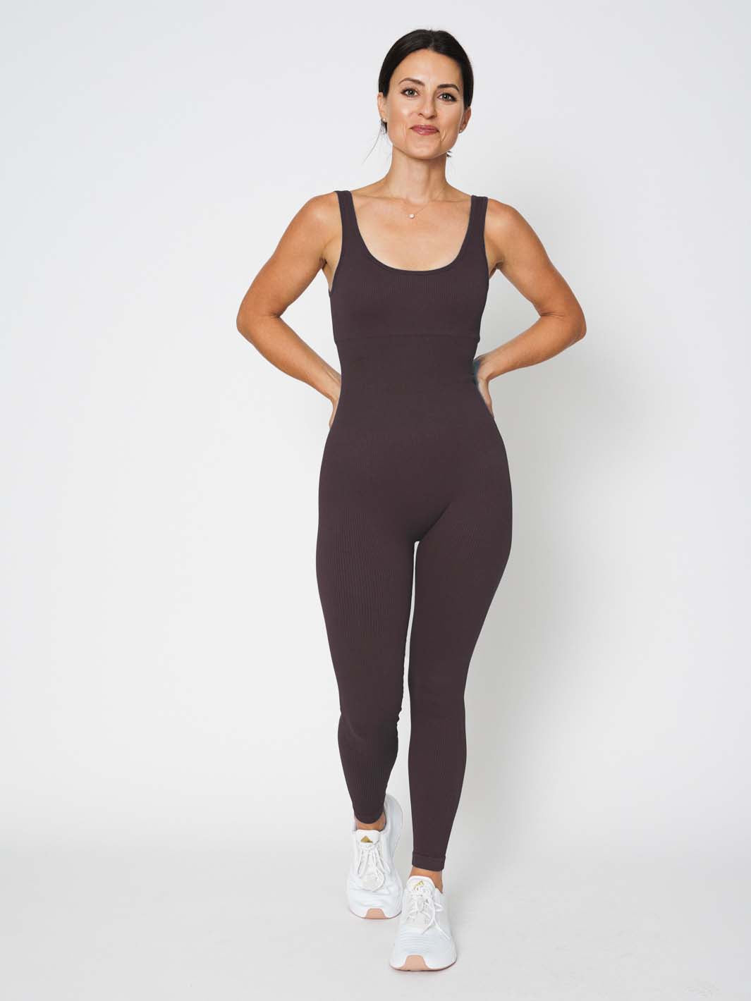 Seamless Rib Jumpsuit-MEAS Active
