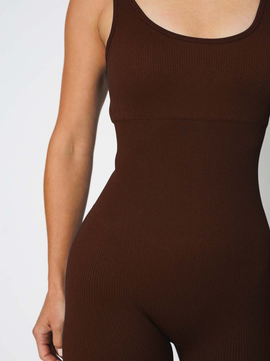 Seamless Rib Jumpsuit-MEAS Active