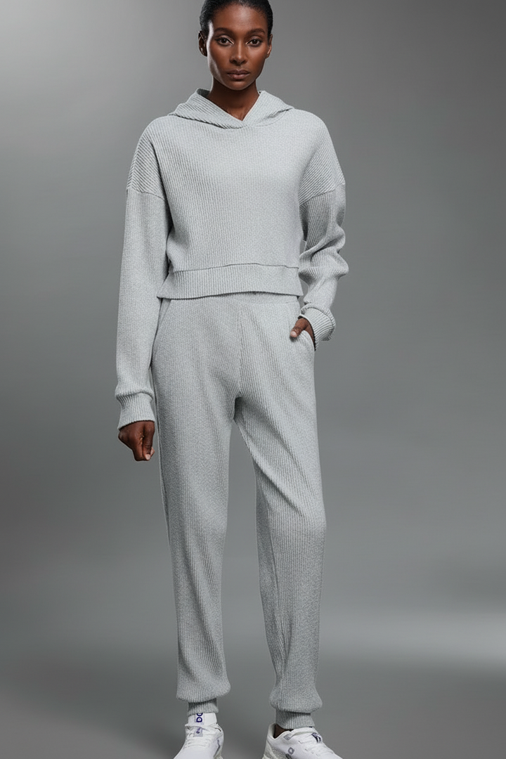 Serenity Rib Hoodie-MEAS Active