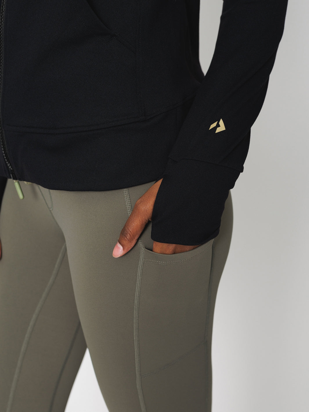 All Day Hustle Zip Front Jacket