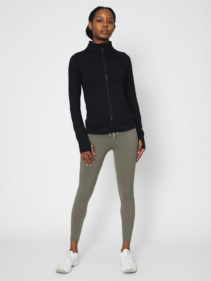 All Day Hustle Zip Front Jacket