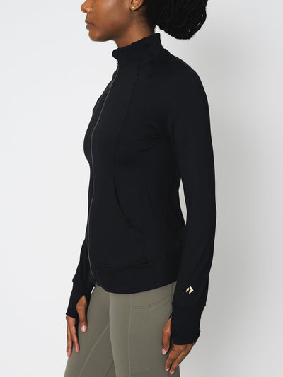 All Day Hustle Zip Front Jacket