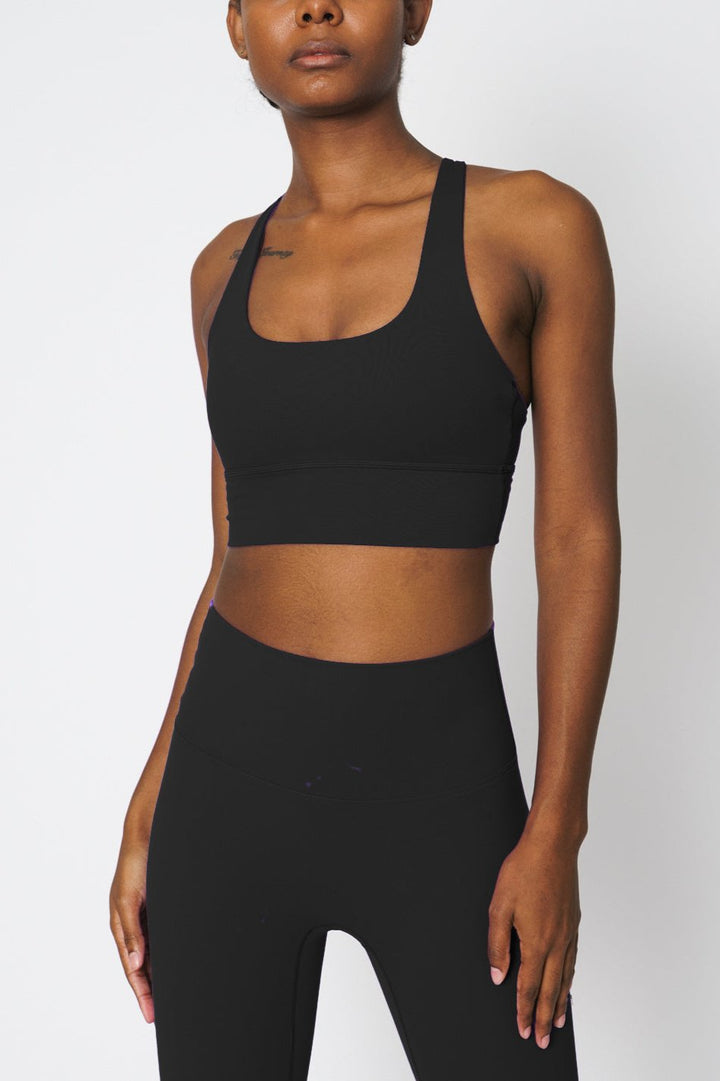 React Strappy Back Sports Bra