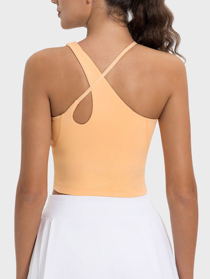 Action Asymm Tank with Built In Bra