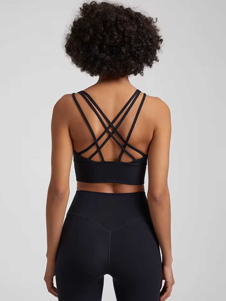 Reaction Strappy Back Bra