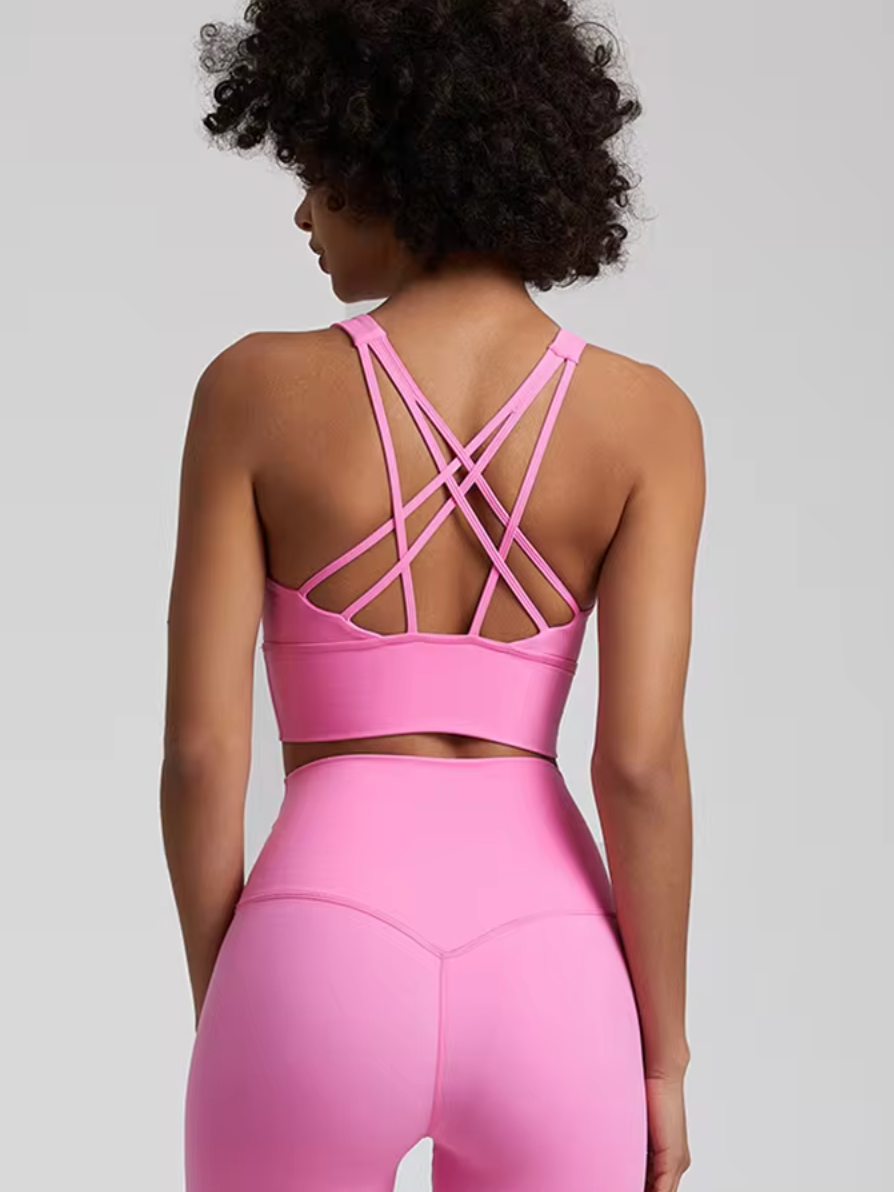 Reaction Strappy Back Bra