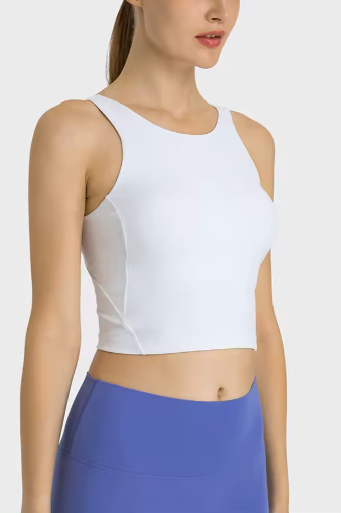 Supreme Crop Tank with Built in Bra