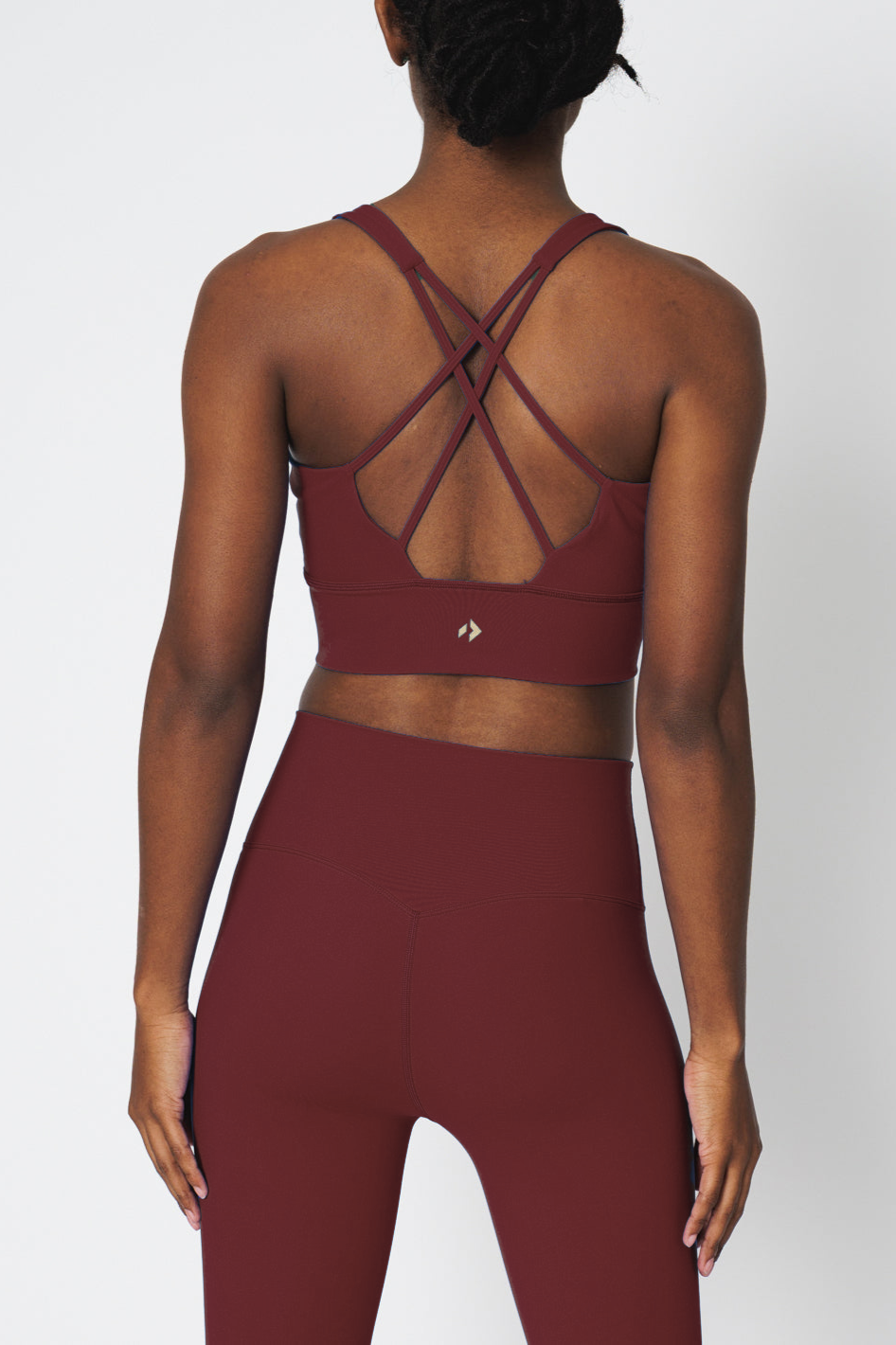React Strappy Back Sports Bra